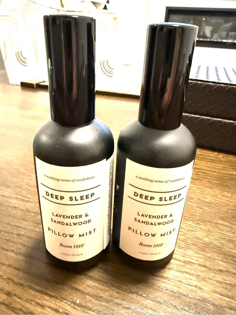 Room1019 Lavender & Sandalwood Luxury Pillow Mist — Two bottles